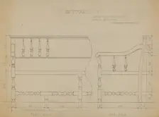 Settee, c. 1936. Creator: Robert Brigadier