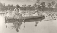 Setting the Bow-Net, 1886. Creator: Peter Henry Emerson