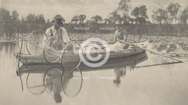 Setting the Bow-Net, 1886. Creators: Dr Peter Henry Emerson, Thomas Frederick Goodall.