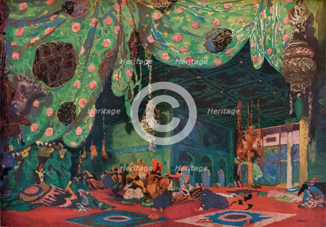 'Setting for Scheherazade', 1910. Artist: Leon Bakst.