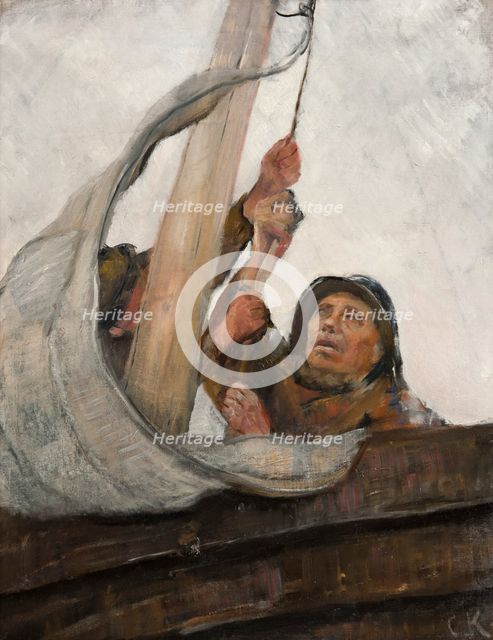 Setting Sail. Creator: Christian Krohg.