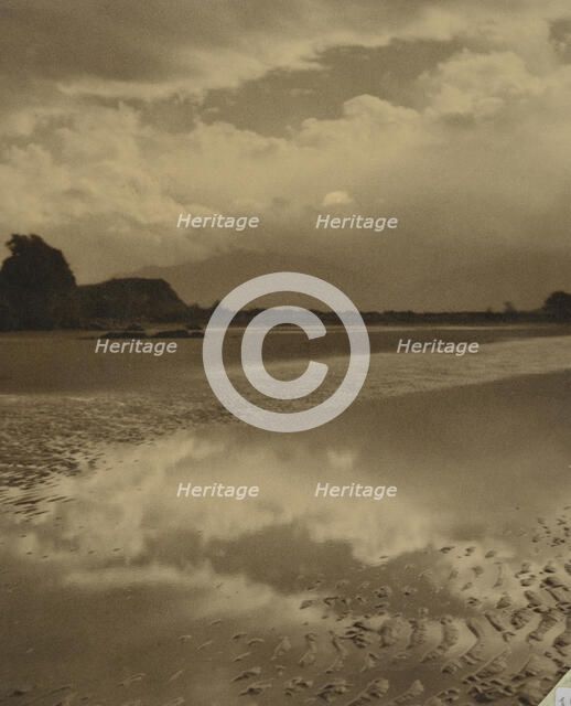 Setting sun, c1938-1946. Creator: Thelma Kent.