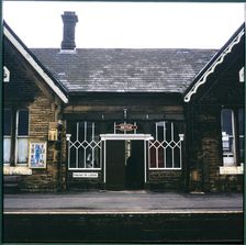 Settle Station, Settle, Craven, North Yorkshire, 1991. Creator: Ian Mesnard Parsons