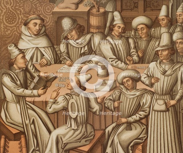 Settlement of accounts by the Brotherhood of "Charité-Dieu and Notre-Dame of the..., 1466 (1878).  Creator: Unknown.