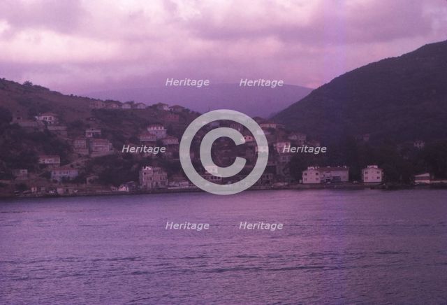 Settlements on the shore of the Bosphorus, near the Black Sea, Turkey, 20th century. Artist: CM Dixon.