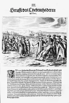 Settling a Score, 1606. Creator: Theodor de Bry