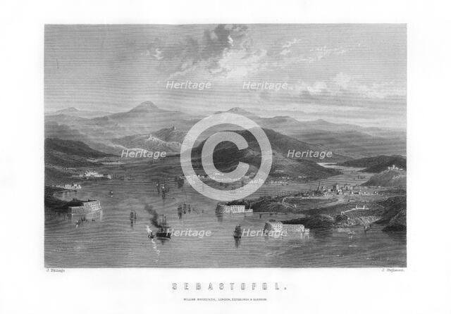 Sevastopol, a port city in Ukraine, 1893.Artist: J Stephenson