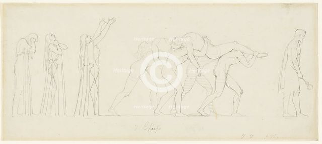 Seven Chiefs Against Thebes, n.d. Creator: John Flaxman.
