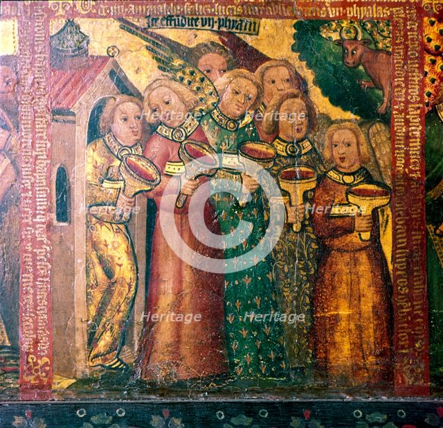 Seven Angels with Seven Vials, 14th-15th century. Artist: Master Bertram of Hamburg.