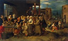 Seven Affairs of Charity, 1613. Creator: Frans Francken II