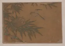 Seven Birds in Bamboo Tree Nest. Creator: Unknown