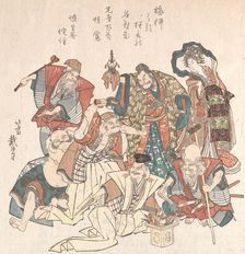 Seven Gods of Good Fortune, 1808-27. Creator: Hokusai