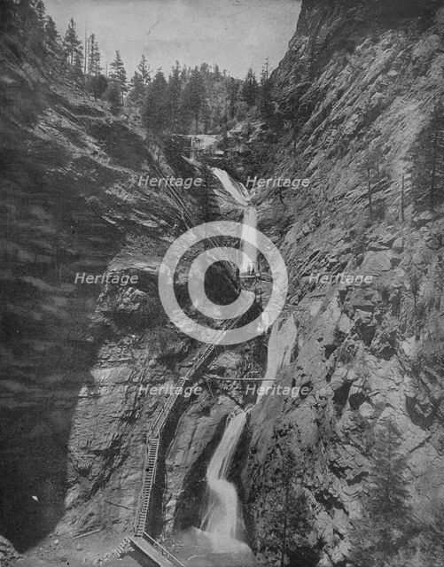 'Seven Falls, Cheyenne Canon, Colorado', c1897. Creator: Unknown.