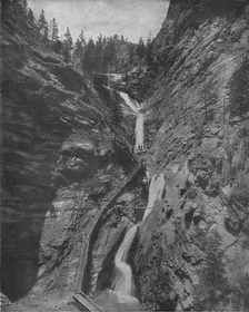 Seven Falls, Cheyenne Canyon, Colorado, USA, c1900. Creator: Unknown