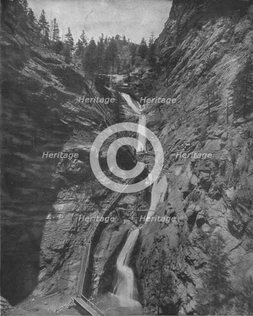 Seven Falls, Cheyenne Canyon, Colorado, USA, c1900.  Creator: Unknown.