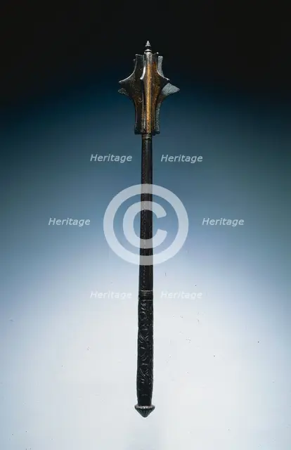 Seven-Flanged Mace, c. 1540-1550. Creator: Unknown.