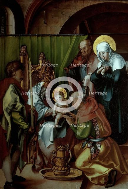 Seven Sorrows Polyptych (Circumcision of Jesus), 1495-1496. Creator: Dürer, Albrecht (1471-1528).