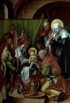 Seven Sorrows Polyptych (Circumcision of Jesus), 1495-1496. Creator: Dürer, Albrecht (1471-1528)
