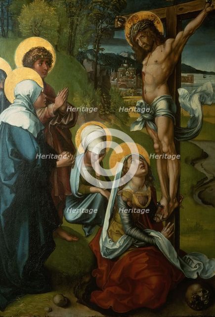 Seven Sorrows Polyptych (Crucifixion), 1495-1496. Creator: Dürer, Albrecht (1471-1528).