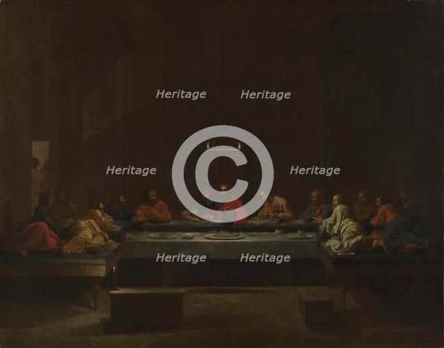 Seven Sacraments: Eucharist, ca 1637-1640. Artist: Poussin, Nicolas (1594-1665)