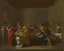 Seven Sacraments: Extreme Unction, ca 1637-1640. Artist: Poussin, Nicolas (1594-1665)