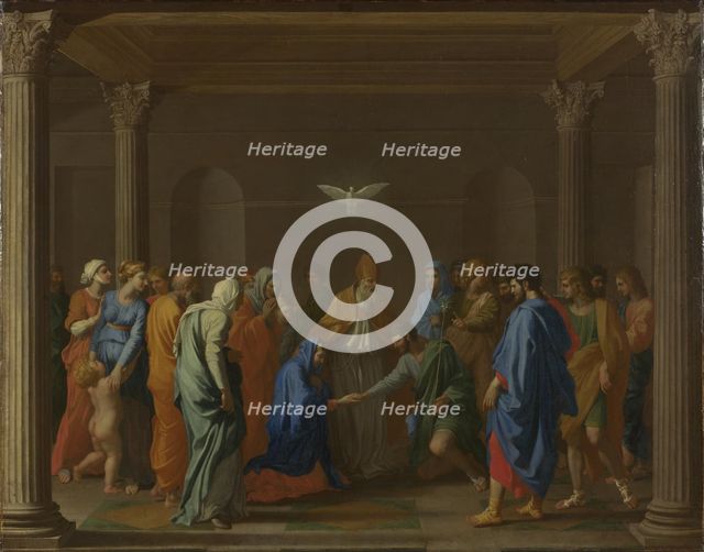 Seven Sacraments: Marriage, ca 1637-1640. Artist: Poussin, Nicolas (1594-1665)