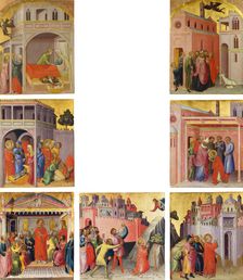 Seven Scenes from the Legend of St Stephen, c1390. Creator: Martino di Bartolomeo di Biagio