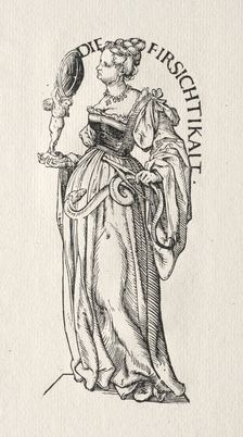 Seven Virtues: Prudence. Creator: Hans Burgkmair (German, 1473-1531)