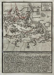 Seven Years War (1756-1763): Third Silesian War - Battle of Strehla (August 20, 1760), 1765. Creator: Jean de Beaurain