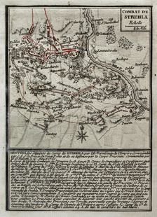 Seven Years War (1756-1763): Third Silesian War - Battle of Strehla (August 20, 1760), 1765. Creator: Jean de Beaurain