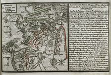 Seven Years War (1756-1763): Third Silesian War - map of the Battle of Breslau, 1757 (1765). Creator: Jean de Beaurain