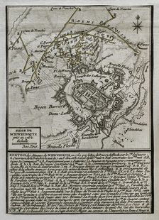 Seven Years War (1756-1763): Third Silesian War - Siege of Schweidnitz (1762), 1765. Creator: Jean de Beaurain