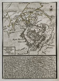 Seven Years War (1756-1763): Third Silesian War - Siege of Schweidnitz (1762), 1765. Creator: Jean de Beaurain