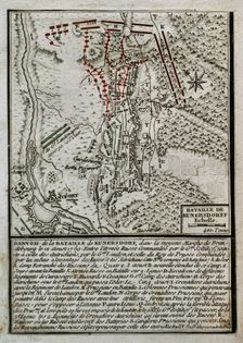 Seven Years War (1756-1763): Battle of Kunersdorf (12th August, 1759) (1765). Creator: Jean de Beaurain