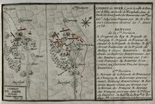 Seven Years War (1756-1763): Combat of Mehr (August 5, 1758), 1765. Creator: Jean de Beaurain