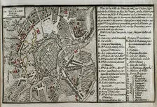 Seven Years War (1756-1763): Map of Breslau and the siege to which it was subjected, 1765. Creator: Jean de Beaurain