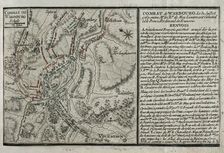 Seven Years War (1756-1763): Map of the Battle of Warburg (July 31, 1760), 1765. Creator: Jean de Beaurain
