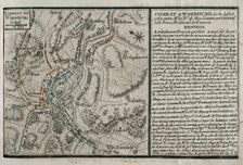 Seven Years War (1756-1763): Map of the Battle of Warburg (July 31, 1760), 1765. Creator: Jean de Beaurain