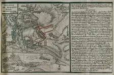 Seven Years War (1756-1763): Map of the Battle of Bergen (April 13, 1759), 1765. Creator: Jean de Beaurain