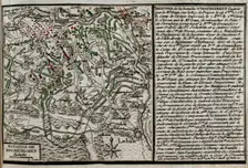Seven Years War (1756-1763): Map of the Battle of Hochkirch (14th October 1758), 1765. Creator: Jean de Beaurain