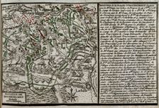 Seven Years War (1756-1763): Map of the Battle of Hochkirch (14th October 1758), 1765. Creator: Jean de Beaurain