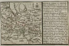 Seven Years War (1756-1763): Map of the Battle of Reichenberg (April 21, 1757), 1765. Creator: Jean de Beaurain
