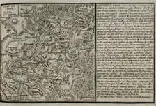 Seven Years War (1756-1763): Map of the encampment at Pirna, 1756, Siege of Pirna ..., 1765. Creator: Jean de Beaurain