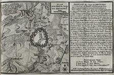Seven Years War (1756-1763): Map of the rising of the Siege of Brunswick, 1761 (1765). Creator: Jean de Beaurain