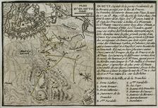 Seven Years War (1756-1763): Map of the Siege of Olmutz (27th May-1st July 1758), 1765. Creator: Jean de Beaurain