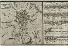 Seven Years War (1756-1763): Map of the Siege of Almeida (16 to 25 August 1762), 1765. Creator: Jean de Beaurain