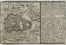 Seven Years War (1756-1763): Plan of Münster, 1759 (Germany), 1765. Creator: Jean de Beaurain