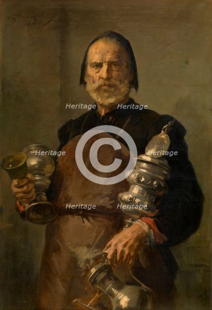 Seventeenth Century Tinsmith, 1884. Creator: Alexandre Pierre Jacques Markelbach.