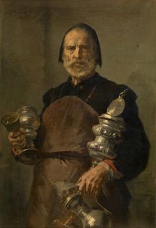 Seventeenth Century Tinsmith, 1884. Creator: Alexandre Pierre Jacques Markelbach