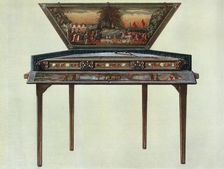 Seventeenth century dulcimer from H. Boddington's collection 1948